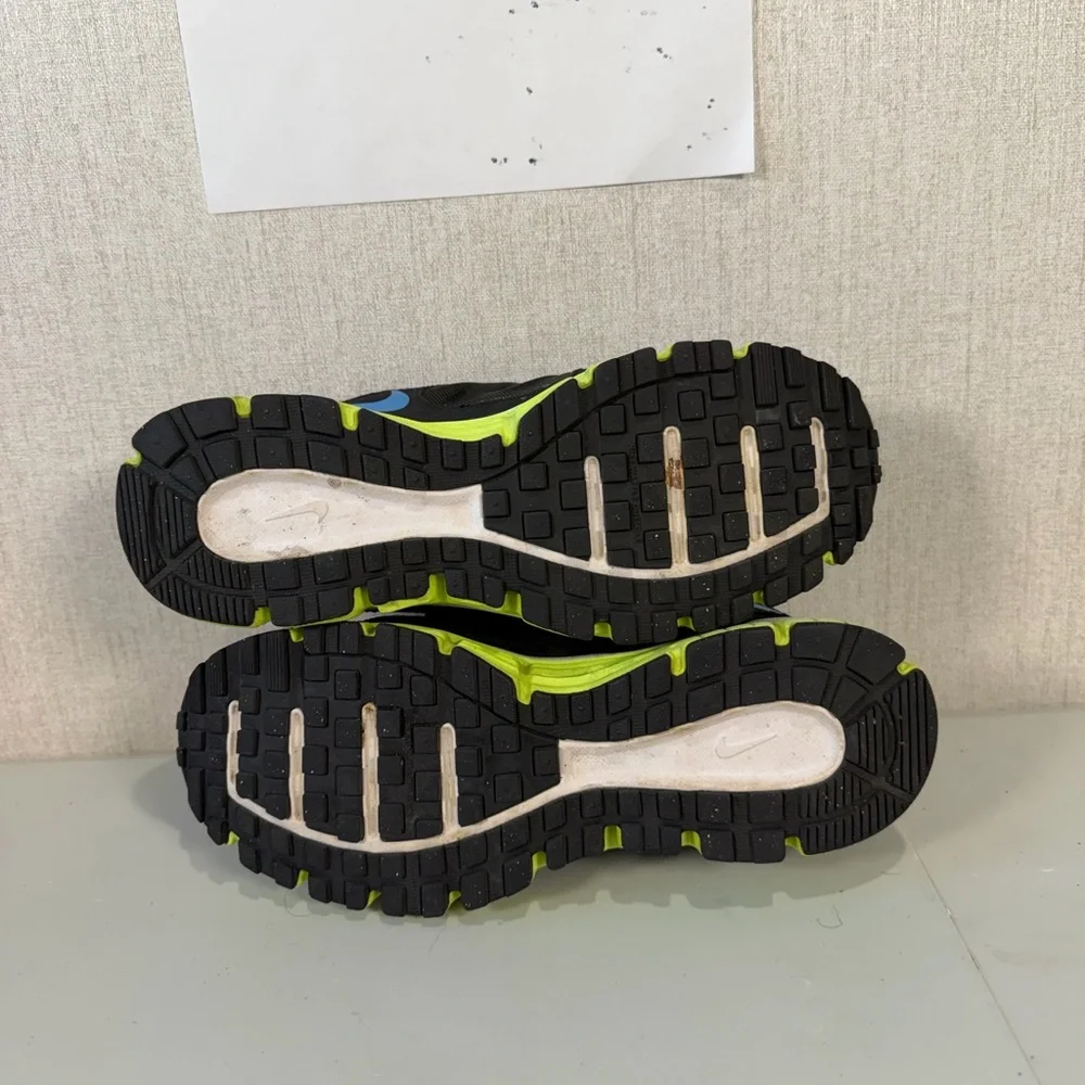 Nike Kids Black‎ and Neon Green Sneakers